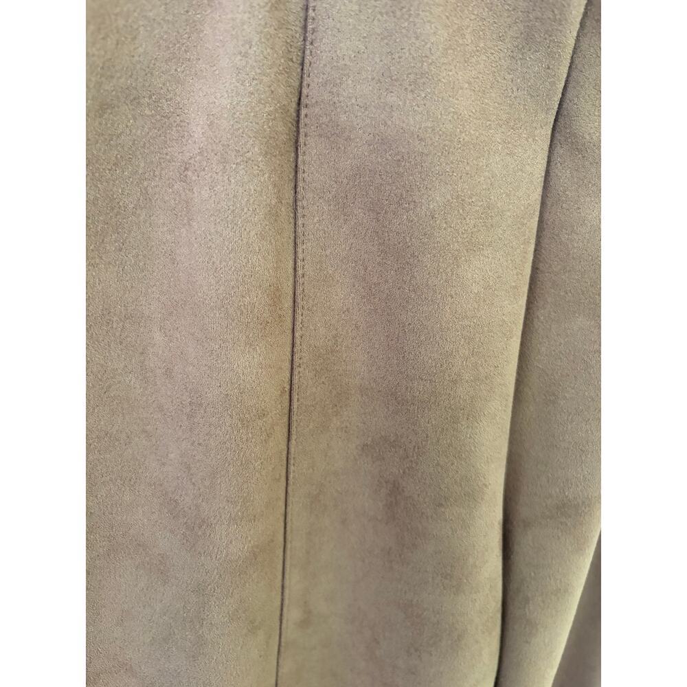 Curations Brown Faux Suede Pull-On Leggings Pants Size Medium - Picture 4 of 6